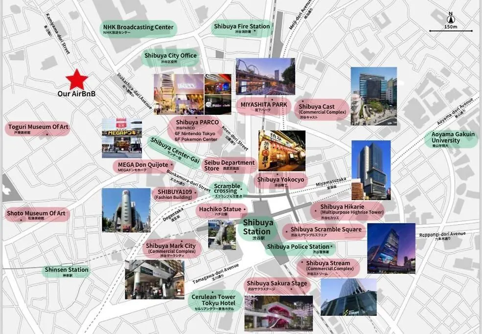 Center Of Shibuya Apartment Tokyo